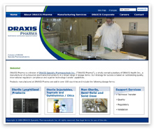 Draxis Pharma Home Page