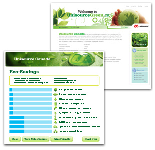 Unisource Green Microsite