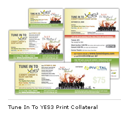 Tune In To YES3 Print Collateral