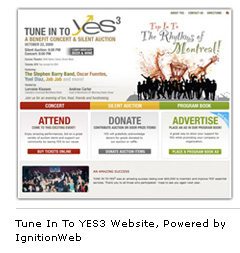 Tune In To YES3 Website, Powered by IgnitionWeb